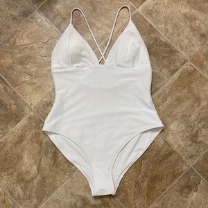 H&M White Swimsuit